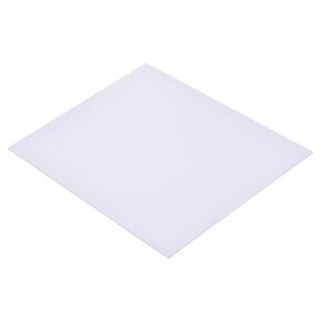 MECCANIXITY White ABS Plastic Sheet 10x8x0.04inch for Building Model, DIY Crafts, Panel, Pack of 4