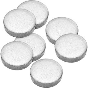 PATIKIL 18mm Steel Disc, 100Pcs Round Metal Stamping Blanks Tags Circle Stainless Steel Strike Plate DIY for Magnetic Mount Engraving Stamping Jewelry Craft