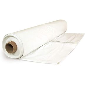 Farm Plastic Supply - Flame Retardant Plastic Sheeting - 6 Mil - (12' x 100') - Thick Plastic Sheeting, Heavy Duty Plastic Film, Drop Cloth Vapor Barrier, Construction Poly Cover Plastic Covering