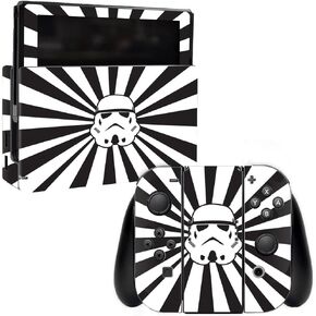 MightySkins Skin Compatible with Nintendo Switch - Star Rays | Protective, Durable, and Unique Vinyl Decal wrap Cover | Easy to Apply, Remove, and Change Styles | Made in The USA