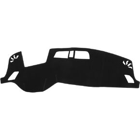 Dashboard Cover Compatible for Mitsubishi Outlander HUD 2023, Non-Slip Polyester Black Dash Cover Mat Dash Board Protector Cover