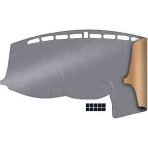 Upgrade Dacron Dashboard Cover Fit for 2012-2018 Ford Focus (NOT ST or RS) Effective Anti Glare, Reduce Reflection, Sun Protection, Dust Proof, Moisture Absorption UV-Proof -Grey