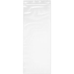 Plymor Heavy Duty Plastic Reclosable Zipper Bags, 4 Mil, 6" x 15" (Pack of 100)