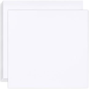 Koogel 25 Sheet White Cardstock, Cover Cardstock Paper, for Invitations, Scrapbooking, 12x12 inch, 180GSM