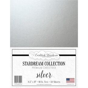 Cardstock Warehouse Stardream Antique Gold/Dark Gold - 8.5 x 11" - 81 Lb. Lightweight Text Paper / 120 Gsm Pearlescent Multi-Use Text Paper - 50 Sheets
