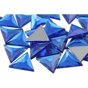 Allstarco 5mm Flat Back Triangle Acrylic Rhinestones Assorted Colors Plastic Gems for Crafts Costume Embelishments Card Making Jewels Jewelry Making Supplies Cosplay Jewels 300 Pcs in Saudi Arabia