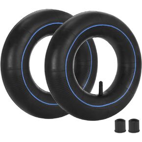 (2-Pack) 3.50/4.00-6 Inner Tube Heavy Duty TR13 Straight Valve Stem Replacement for Hand Truck, Wheelbarrow, Lawn Mower Utility Cart Garden Wagon Scooter Pocket Bike Go Kart