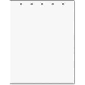 PrintWorks Professional Pre Punched Paper, 5 Hole Punch Top For Top Punch Binders & 2 Ring Clipboards & Fastener File Folders, 8.5 x 11, 20 lb, 500 Sheets, Blue (04336)