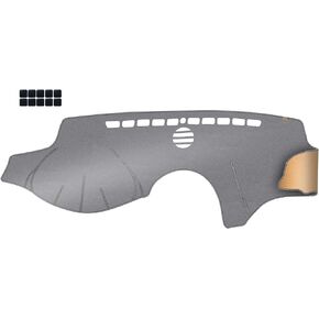 Upgrade Dacron Dashboard Cover Fit for 2007 2008 2009 2010 2011 2012 Lex-us ES350 Effective Anti Glare, Reduce Reflection, Sun Protection, Dust Proof, UV-Proof -Grey