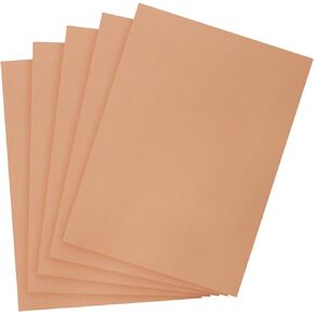 PATIKIL 11"x8.5" Metallic Mirror Board Sheets, 10 Pack Gold Cardstock Foil Board Reflective Sheet 250gsm for Scrapbook Poster DIY Craft Invitation Card
