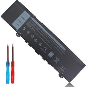38Wh F62G0 Laptop Battery Replacement for Dell Inspiron 13 7000 7373 7386 2 in 1 7370 7380 5370 P91G P83G P87G P91G001 P83G001 P83G002 P87G001 F62GO RPJC3 39DY5 039DY5 0RPJC3 Vostro 5370 11.4V 3-Cell