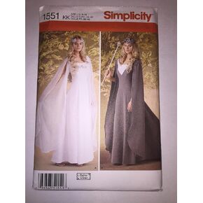 Simplicity 1551 Women's Elf Halloween and Cosplay Costume Sewing Pattern, Sizes 8-14