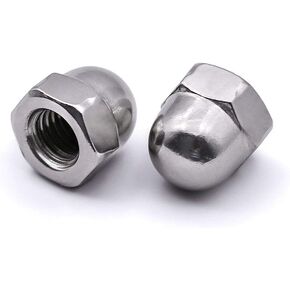 5/16-18 Acorn Hex Cap Dome Head Nuts, 304 Stainless Steel 18-8, Full Thead Coverage, 20 PCS in Kuwait