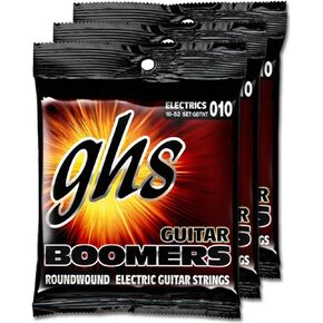 3 SETS of GHS Boomer TNT 10-52 Electric Guitar Strings (GBTNT)