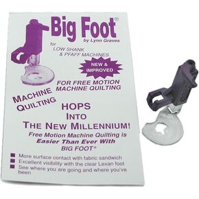 Presser Free Motion Shank Big Foot Low