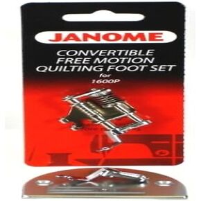 Janome Convertible Free M otion Quilting Foot Set for 1600P
