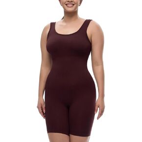 Bodysuits For Women Seamless Shapewear Tummy Control Mid Thigh Butt Lifting Full Body Shaper Tummy Control