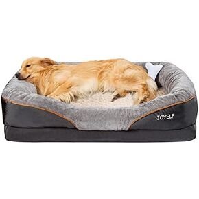 JOYELF XXLarge Memory Foam Dog Bed, Orthopedic Dog Bed & Sofa with Removable Washable Cover for Large Dogs in Saudi Arabia