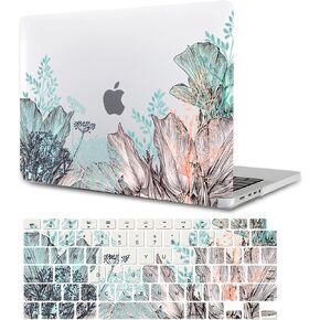 Compatible with MacBook 12 Inch Case Cover A1534 2015 2016 2017 2018 Released with Retina Display, Hard Plastic Protective Case and Keyboard Skin Bundle for MacBook Retina 12", Rose