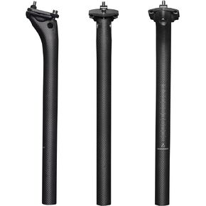 Carbon Fiber Seat Post Mountain/Road Bike Seat Tube 3K/UD Matte, Offset 20mm,Diameter 31.6/30.9/27.2mm,Weight 165g