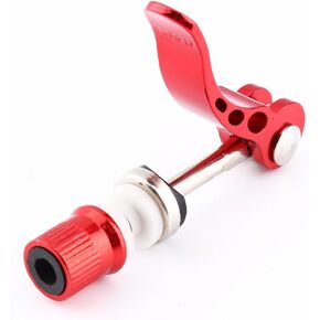 Aluminium Alloy Bike Quick Release Skewer Seat Post Clamp Seatpost Skewer Bolt (Red)