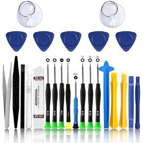 25 in 1 Electronics Repair Tool Kit,Professinal Premium Precision Screwdriver Repair Tools Kit Magnetic for Computer,PC,Tablet,iPad,Camera,Xbox,iPhone,Cell Phone,Smart Watch Repair Tools Kit