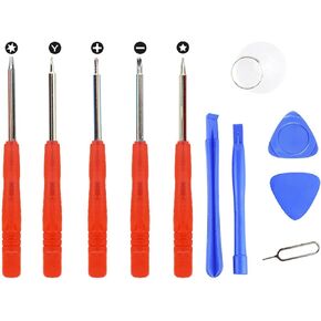 Precision Small Repair Tools Kit, Precision Magnetic Repair Tools Kit for Fixing Cell Phone Watch Computer Tablet, Opening Pry Tool Repair Kit Set, 11 Pcs