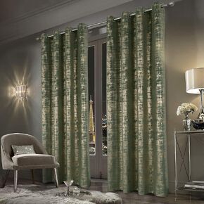 always4u White Soft Velvet Curtains 84 Inch Length Luxury Bedroom Curtains Gold Foil Print Window Curtains for Living Room Set of 2