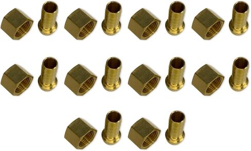 1/4" X 1/8" Hose ID Brass Barb Reducer SPLICER Fitting Fuel / AIR / Water / Oil / Gas / WOG (Qty 1) in Saudi Arabia