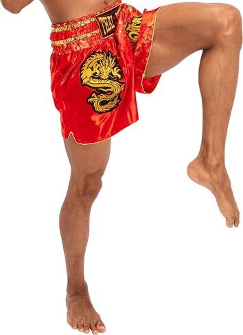 الملاكمة التايلاندية السراويل للرجال النساء سليم قطع MMA سراويل ملاكمة التدريب كيك بوكسينغ الملابس فنون الدفاع عن النفس جذوع in Kuwait