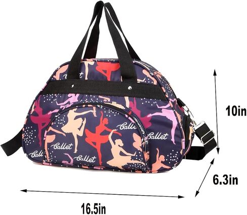 Dance Duffle Bag For Girls Ballet Bag,Light Weight,Gift (Pink) in Kuwait