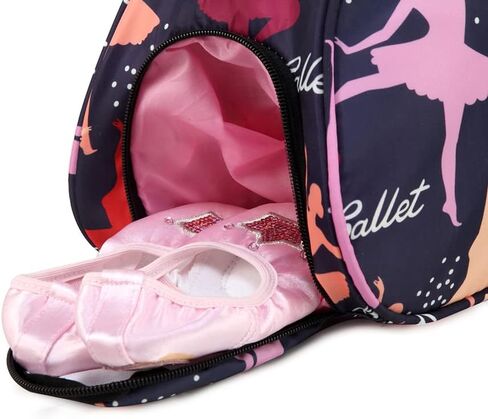 Dance Duffle Bag For Girls Ballet Bag,Light Weight,Gift (Pink) in Kuwait