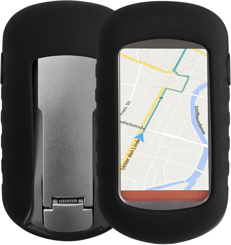 حافظة kwmobile متوافقة مع Garmin Oregon 450 / Oregon 400 / Oregon 300 - نظام ملاحة GPS للهاتف غطاء حماية ناعم من السيليكون - أسود in Saudi Arabia