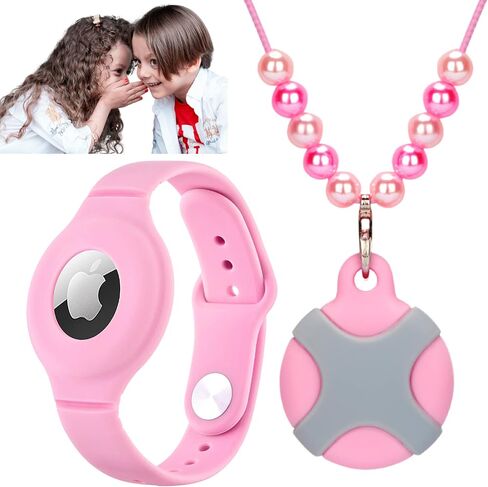 Airtag Bracelet for Kids Airtag Necklace Kids, Comfy Secure Airtag Wristband Kids Air Tag Necklace for Kids, Adults | Air Tag for Kids AirTag Watch Band in Saudi Arabia