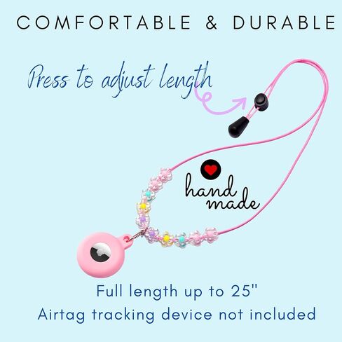 Airtag Bracelet for Kids Airtag Necklace Kids, Comfy Secure Airtag Wristband Kids Air Tag Necklace for Kids, Adults | Air Tag for Kids AirTag Watch Band in Saudi Arabia