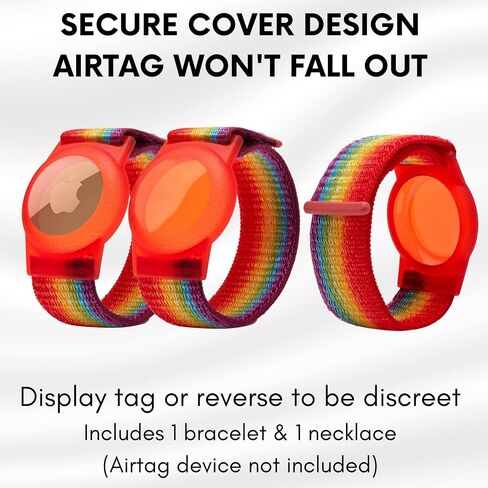 Airtag Bracelet for Kids Airtag Necklace Kids, Comfy Secure Airtag Wristband Kids Air Tag Necklace for Kids, Adults | Air Tag for Kids AirTag Watch Band in Saudi Arabia