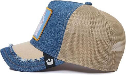 Goorin Bros. قبعة سائق الشاحنة من مجموعة Silky Roots للجنسين قابلة للتعديل من الدنيم in Kuwait