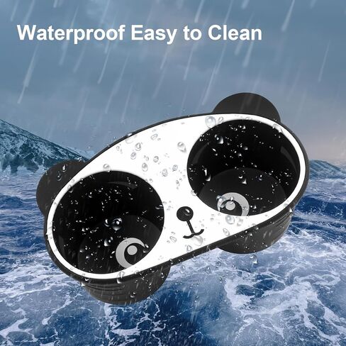 حامل أكواب مركزي لطراز تسلا 3 موديل Y 2023 2022 2021، ملحقات داخلية لطيفة على شكل باندا تسلا in Kuwait