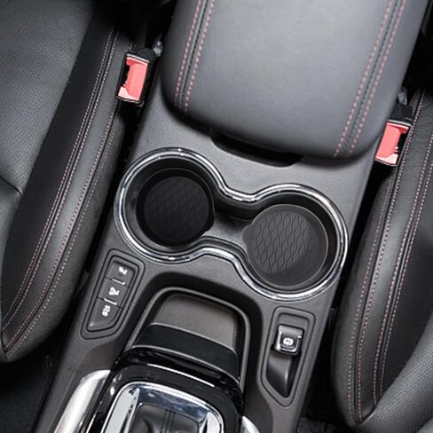 6 عبوات من قواعد الأكواب العالمية المصنوعة من السيليكون لحاملات الأكواب، قواعد أكواب مضادة للانزلاق مقاس 3.18 بوصة، ملحقات السيارة الداخلية وحامل أكواب وبطانة لزينة السيارات (6 ألوان) in Kuwait