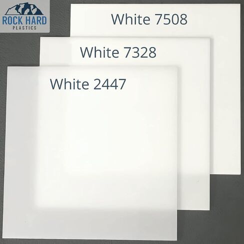 Acrylic Sheet 12" x 12" .118" (1/8",3mm) Milky White 2447 in Saudi Arabia