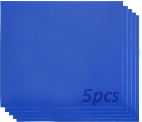 5 Pcs Blue Opaque Acrylic Sheets, 12" x 12" x 1/8" Glossy Plexiglass Sheets, Acrylic Blanks Acrylic Panel for Laser Cutting Engraving and Art Crafts Painting DIY Display in Saudi Arabia