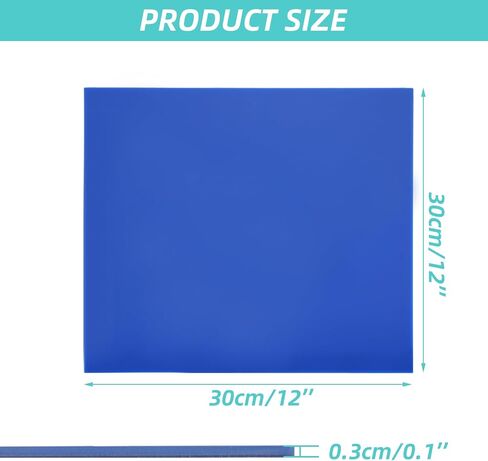 5 Pcs Blue Opaque Acrylic Sheets, 12" x 12" x 1/8" Glossy Plexiglass Sheets, Acrylic Blanks Acrylic Panel for Laser Cutting Engraving and Art Crafts Painting DIY Display in Saudi Arabia