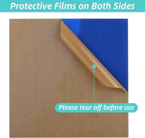 5 Pcs Blue Opaque Acrylic Sheets, 12" x 12" x 1/8" Glossy Plexiglass Sheets, Acrylic Blanks Acrylic Panel for Laser Cutting Engraving and Art Crafts Painting DIY Display in Saudi Arabia