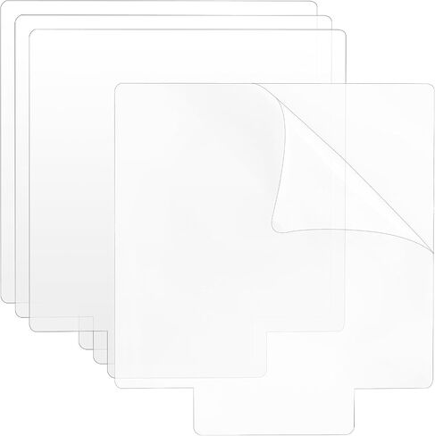 4Pcs Acrylic Sheets for Light Base,Clear Cast Board, 0.08"(2mm) Plastic Glass Panel for LED Light Base,Sign, DIY Display Project(Rectangle) in Saudi Arabia