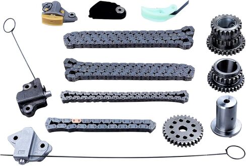 مجموعة سلسلة توقيت المحرك مع شداد يناسب 11-20 كرايسلر/200/300/تاون آند كونتري، 11-20 دودج تشالنجر/تشارجر/دورانجو، 11-20 جيب شيروكي/جراند شيروكي/رانجلر، 12-20 رام 1500/3.2 لتر 3.6 لتر in Kuwait