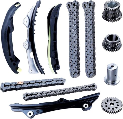 مجموعة سلسلة توقيت المحرك مع شداد يناسب 11-20 كرايسلر/200/300/تاون آند كونتري، 11-20 دودج تشالنجر/تشارجر/دورانجو، 11-20 جيب شيروكي/جراند شيروكي/رانجلر، 12-20 رام 1500/3.2 لتر 3.6 لتر in Kuwait