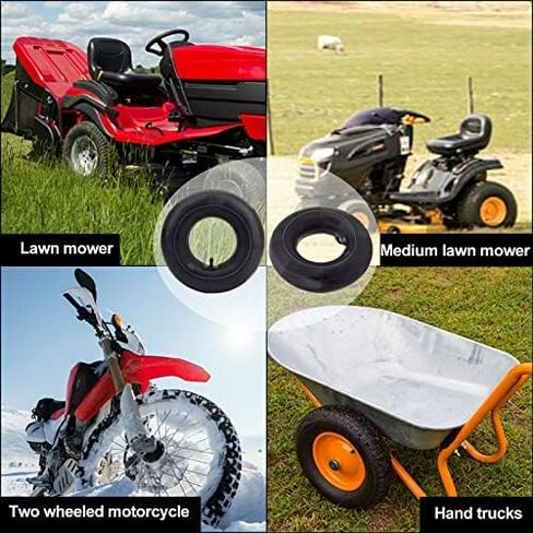 4.10/3.50-5 أنابيب داخلية للإطارات مع جذع صمام TR87 بديل عالي التحمل للحديقة والحديقة، شاحنة يدوية صغيرة للدراجة الصغيرة (عبوة من 2) in Kuwait