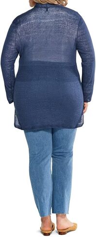 NIC+ZOE Women's Long Back of The Chair Cardigan in Saudi Arabia