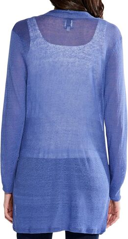 NIC+ZOE Women's Long Back of The Chair Cardigan in Saudi Arabia