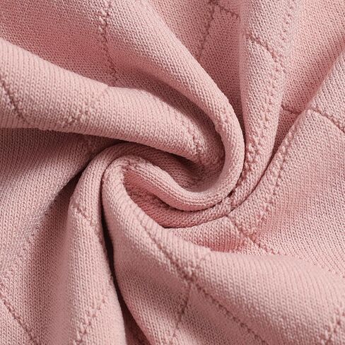 سترة نسائية ربيعية كاجوال بأكمام طويلة ومفتوحة من الأمام ورقبة على شكل حرف V وزر سترة صوفية منقوشة in Kuwait